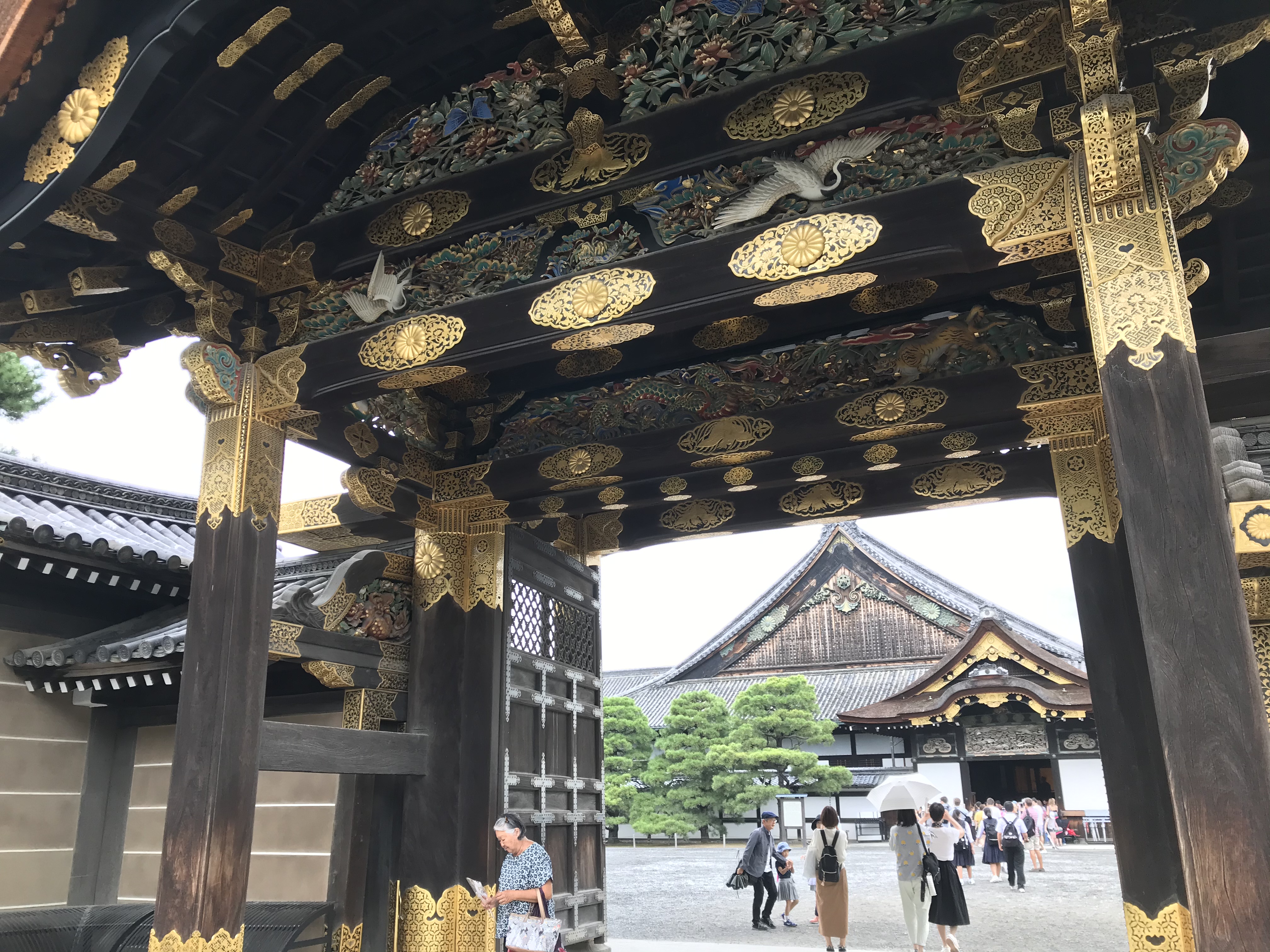 Entrée du château de Nirō jō