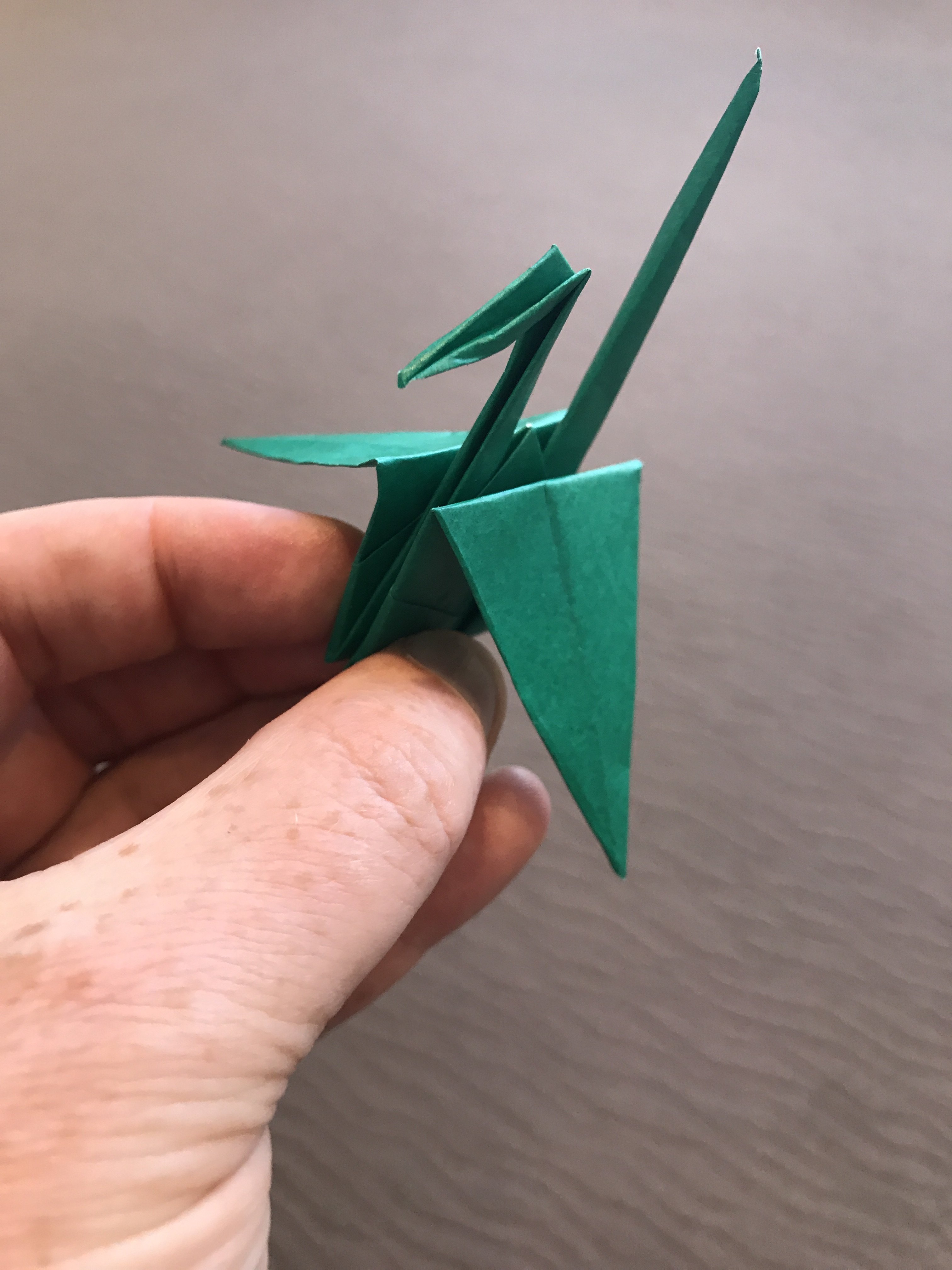 L’origami offert par les enfants